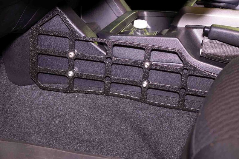 Toyota Tacoma Molle Panel - Center Console - Fishbone Offroad - FB25312 - Black textured powder coat - `16-`27